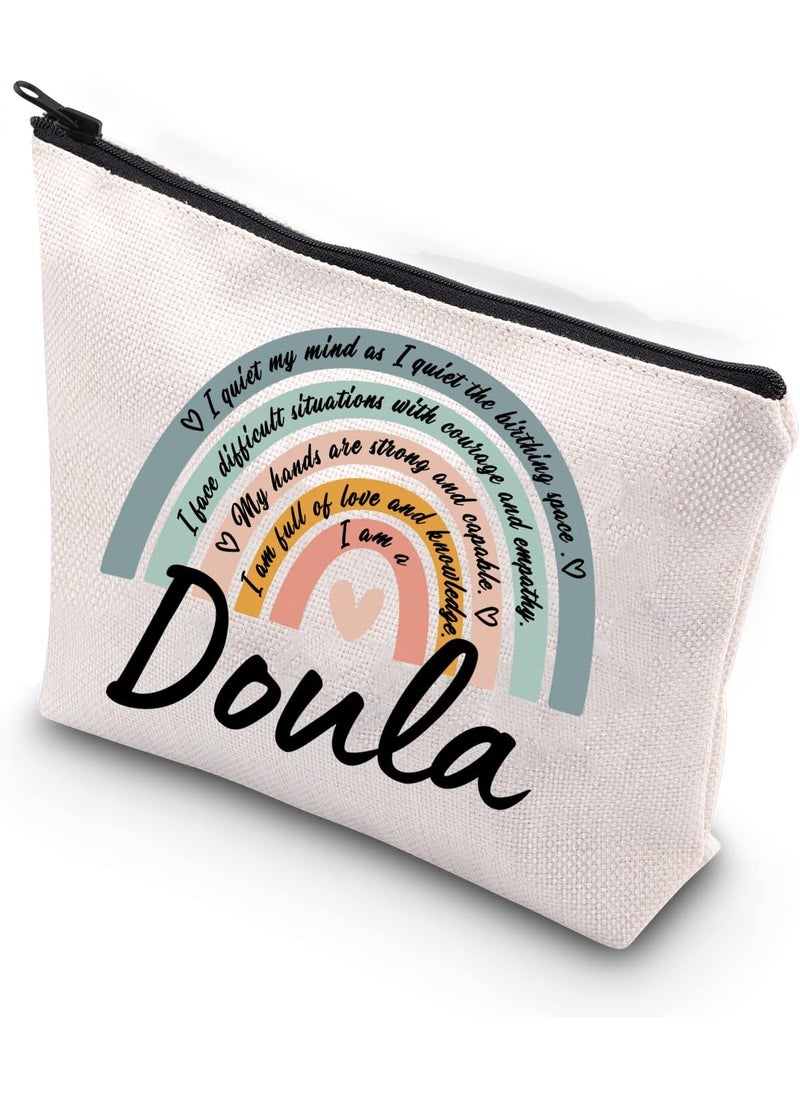 WCGXKO - WCGXKO Doula Thank You Gift Doula Definition Gift Doula Zipper Pouch Cosmetic Bag (Doula) - Image 1