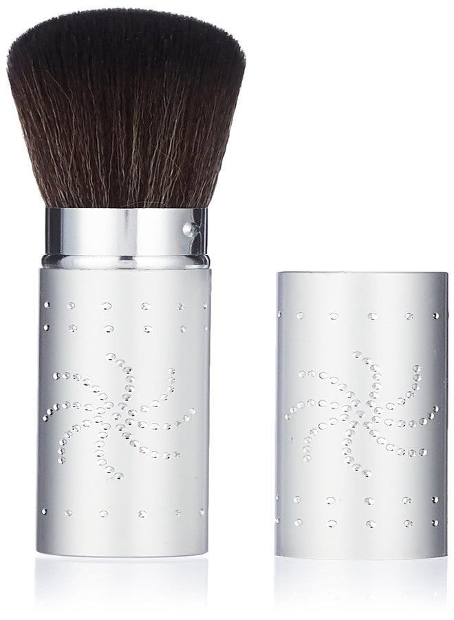 MEGAGA USA Soft Kabuki Cleaner Brush-Silver - Image 1