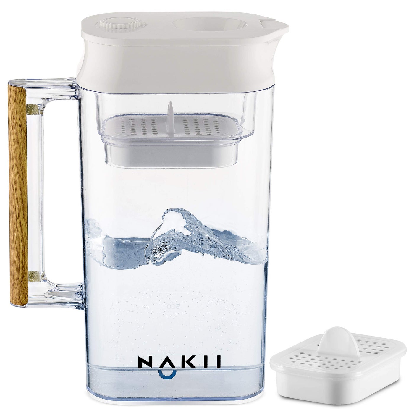 Water Filter Pitcher Long Lasting 150 Gallons Supreme Fast Filtration and Purification Technology Removes Chlorine Metals for Clean Tasting Drinking Water WQA Certified