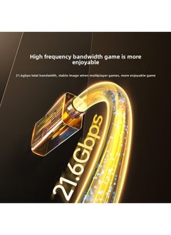 Generic Green Link Dp Line 1.2 Connected To 4k/2k HD Computer Monitor Screen Graphics Interface 144hz Data Signal-Color:[4k/60hz Hd] Stable Transmission/bye To Flash Screen-Line Length:1.5m  - Image 3