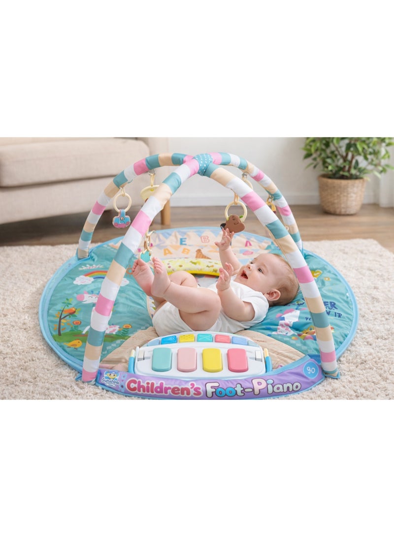 SUN SHINE Versatile 3-in-1 Design: Features three grow stages including lay and play, tummy time, and sit and play to adapt to your baby's development - Image 4