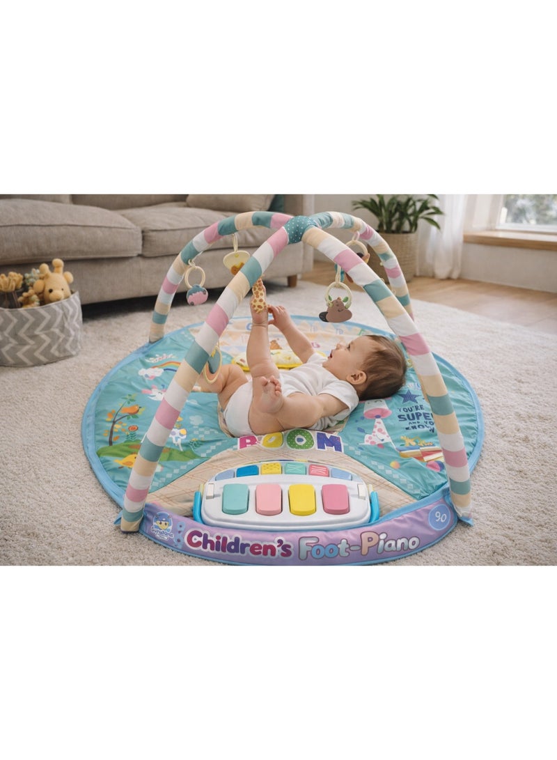 SUN SHINE Versatile 3-in-1 Design: Features three grow stages including lay and play, tummy time, and sit and play to adapt to your baby's development - Image 2