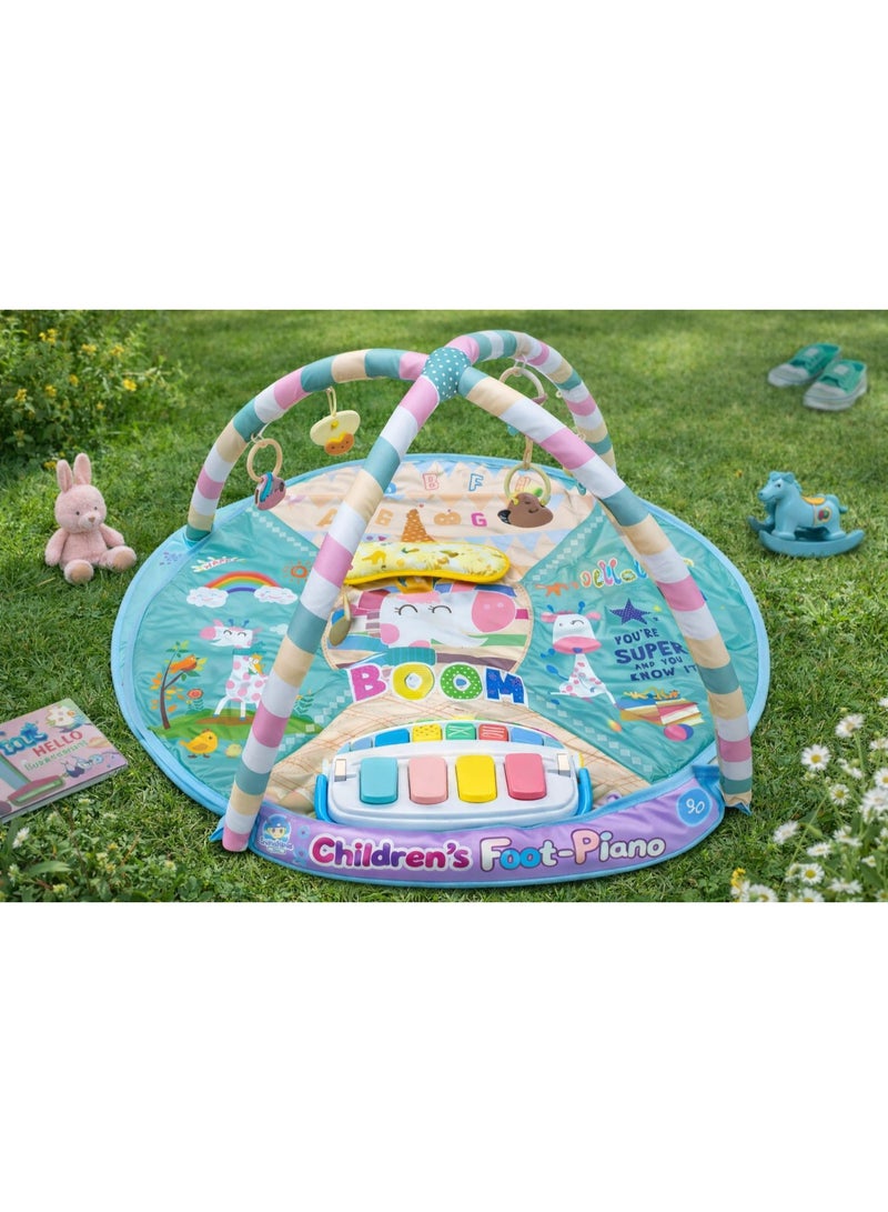SUN SHINE Versatile 3-in-1 Design: Features three grow stages including lay and play, tummy time, and sit and play to adapt to your baby's development - Image 3