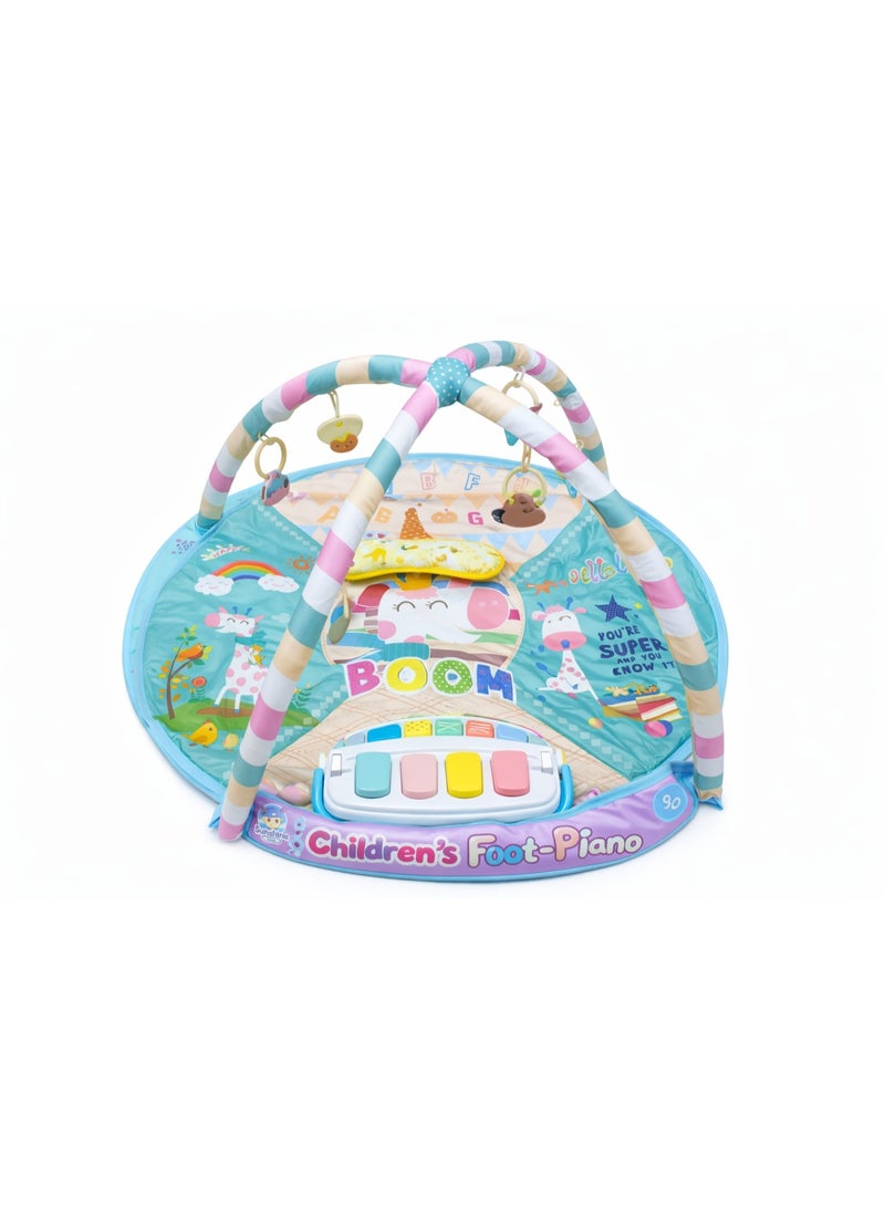 SUN SHINE Versatile 3-in-1 Design: Features three grow stages including lay and play, tummy time, and sit and play to adapt to your baby's development - Image 1