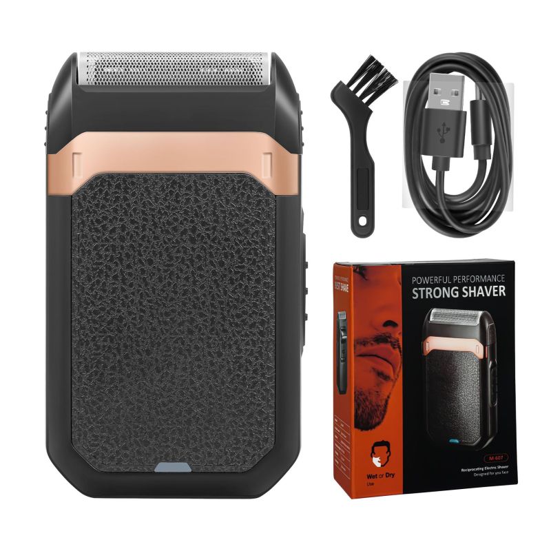 Reciprocating Electric Shaver with Easy Clean Design - Rechargeable Beard Shaver for Home Use - Image 1