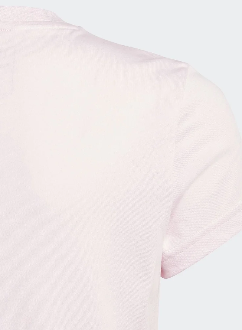 Adidas G Bl T Pink Training T-Shirts 7-8Y