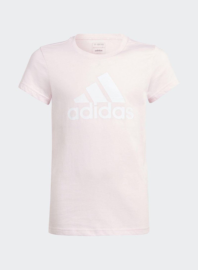 Adidas G Bl T Pink Training T-Shirts 7-8Y - Image 1