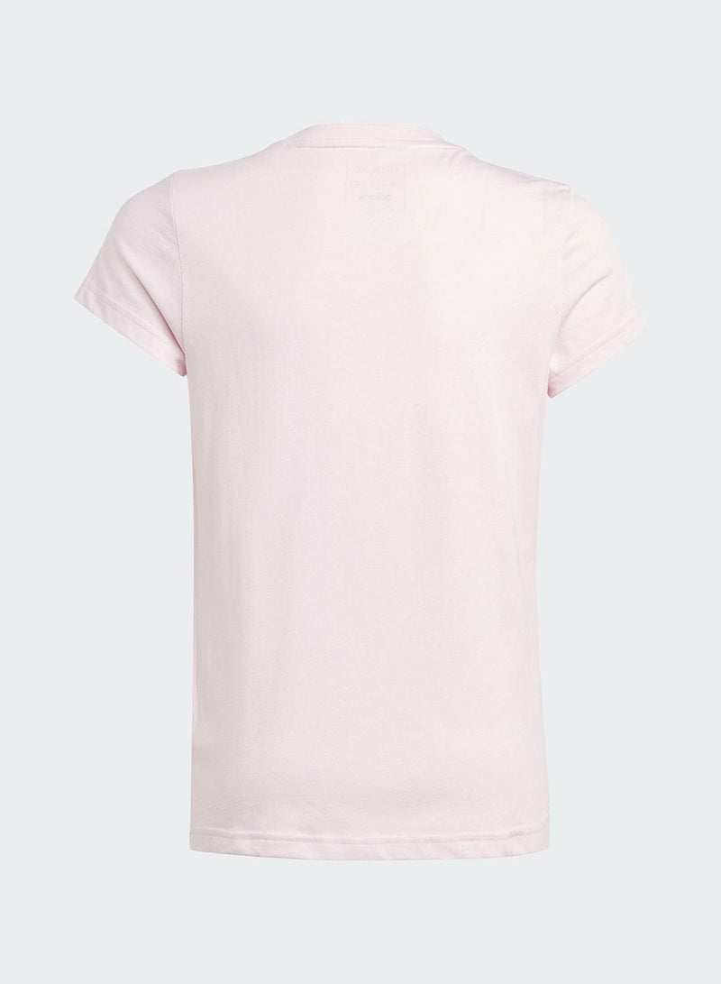 Adidas G Bl T Pink Training T-Shirts 7-8Y - Image 2