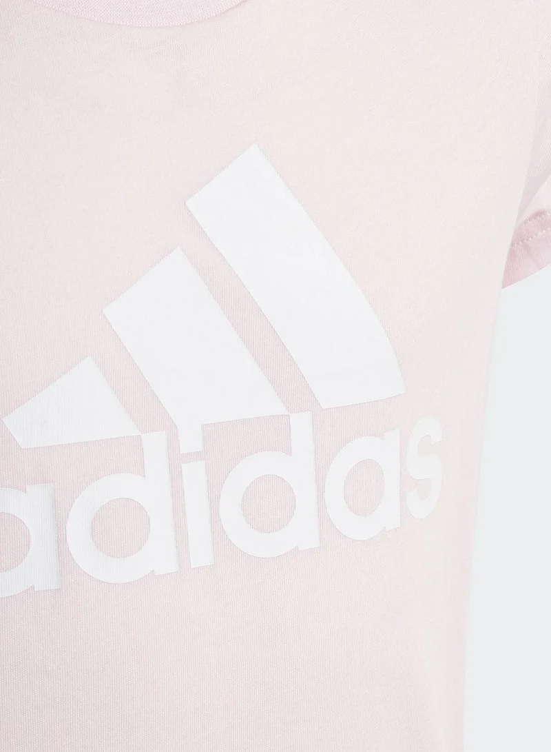 Adidas G Bl T Pink Training T-Shirts 7-8Y