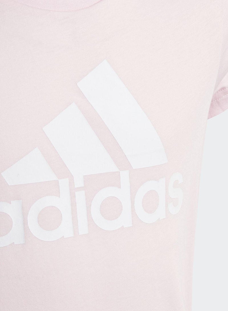 Adidas G Bl T Pink Training T-Shirts 7-8Y - Image 3