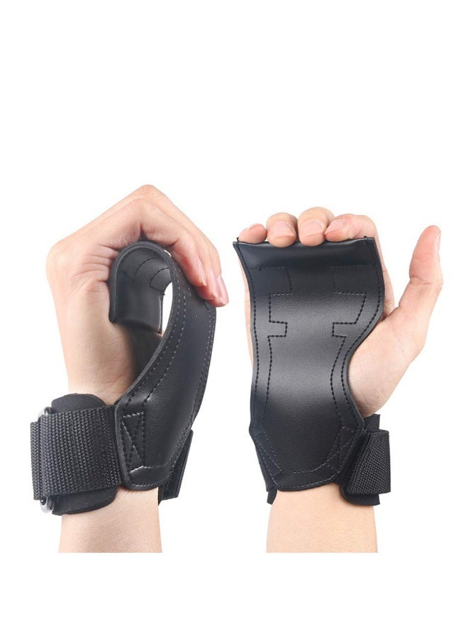 إس كي دي كي 1 زوج من أحزمة رفع الأثقال لرفع الأثقال أحزمة معصم اليدين مقابض يدوية ممتازة لرفع الأثقال للرجال والنساء لتدريب القوة لرفع الأثقال في صالة الألعاب الرياضية - Image 5