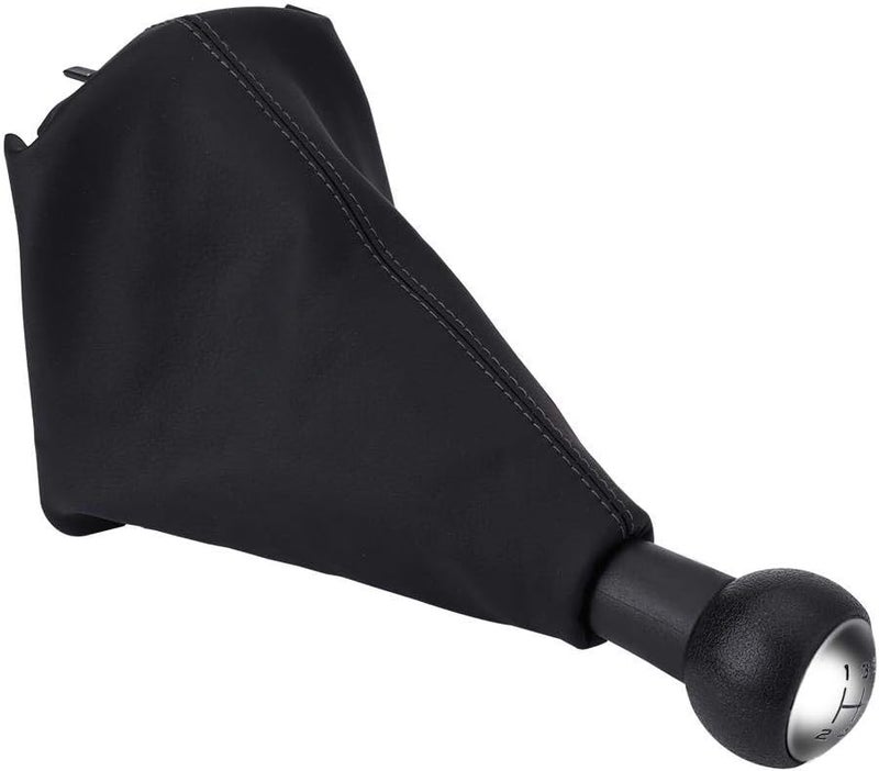 Tbest Gear Stick Boot for Car,307 Gear Knob,Gear Shift Knob Gaiter Boot,5 Speed Gear Shift Knob Gaiter Boot Kit for 307 308 607 608 C3 C5 C3 Shift Boot Cover Gear Stick Boot - Image 3