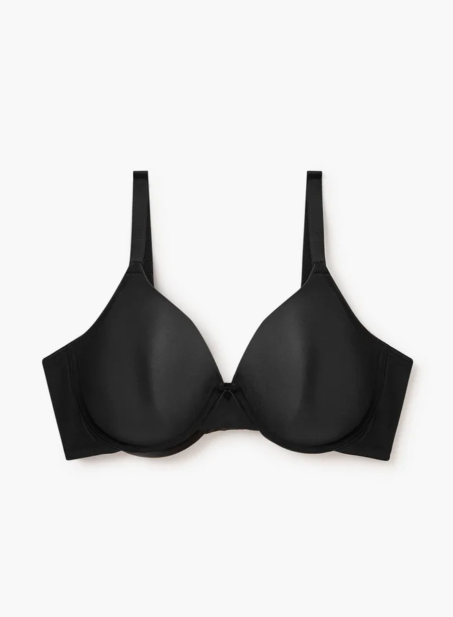 Aadaraya Aadaraya Plunge Bra with Hook and Eye Closure