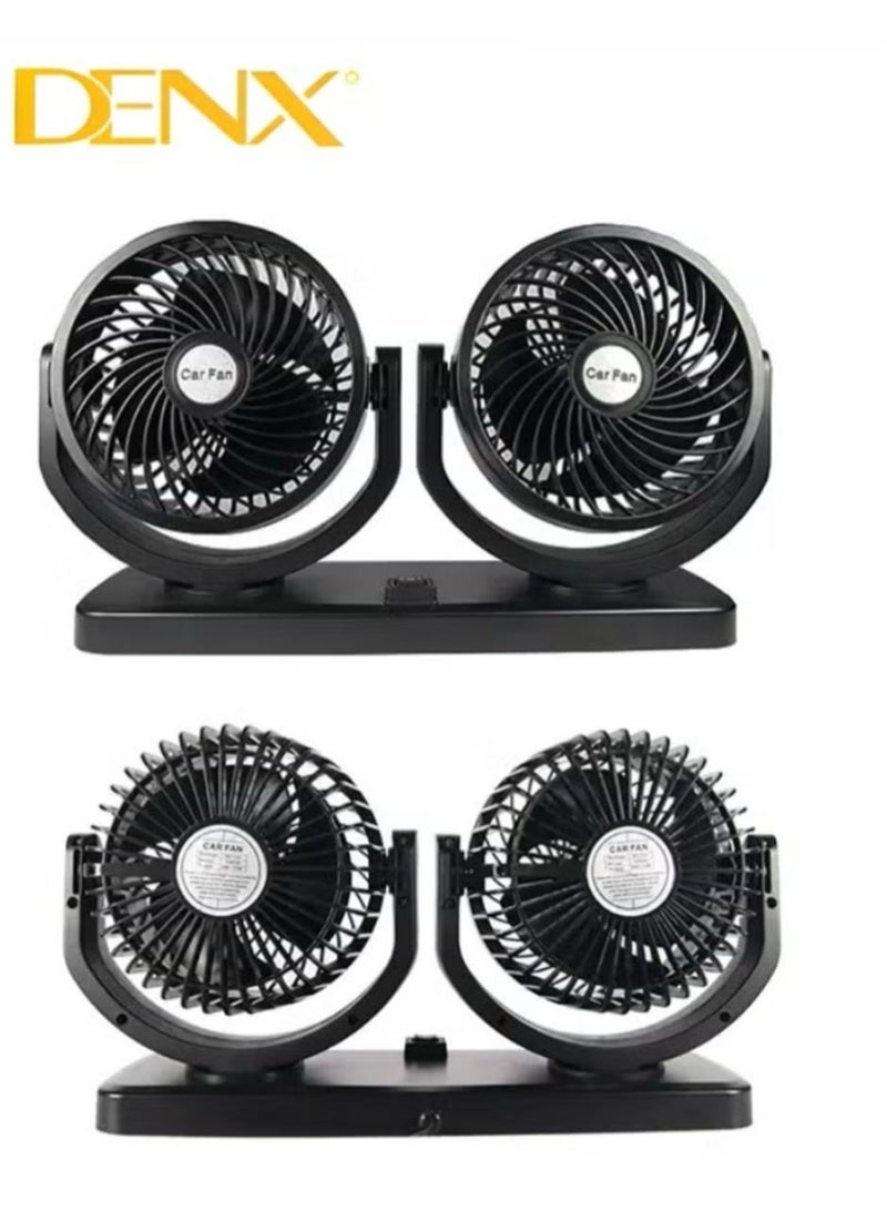 Denx Car Fan With A Strong Performance That Guarantees The Distribution Of Air In Two Directions - Image 3