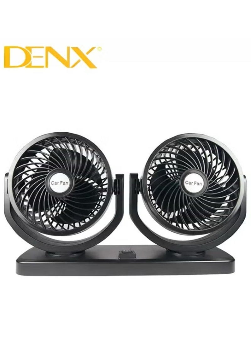 Denx Car Fan With A Strong Performance That Guarantees The Distribution Of Air In Two Directions - Image 1