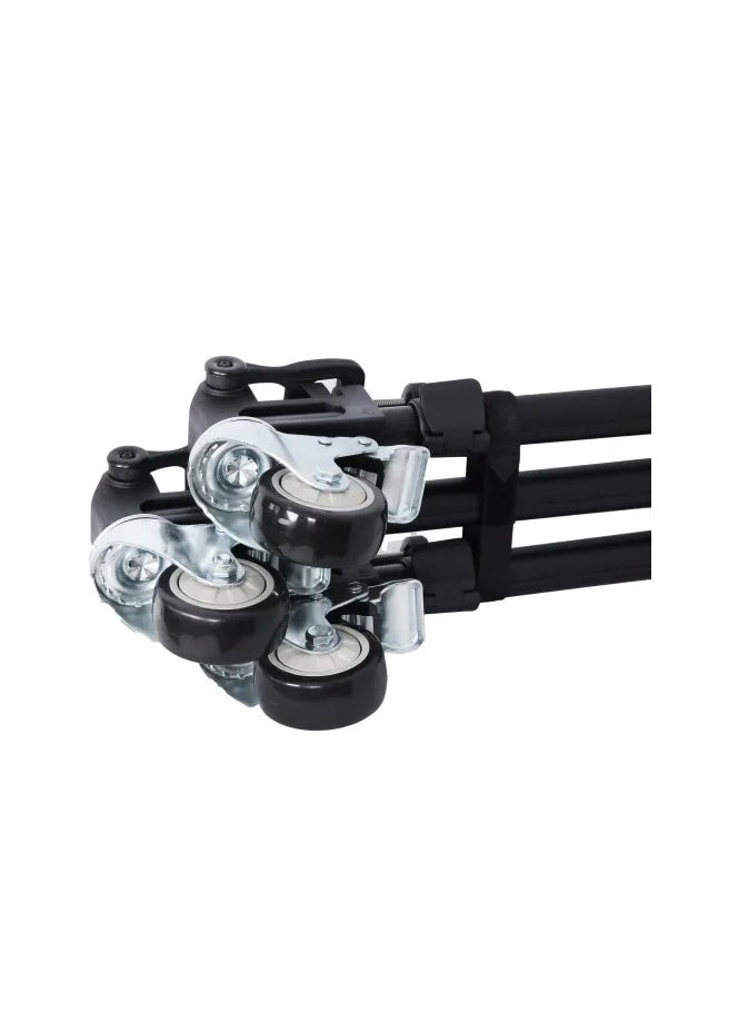 PROMAGE PROMAGE PM-D80 Professional Camera Dolly – Heavy-Duty, Foldable Tripod Support with 200 lbs Load Capacity  - Image 2