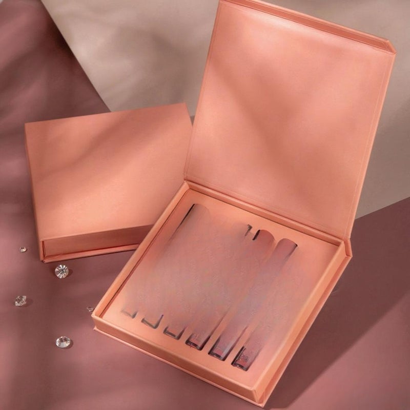 6 Colors 2.5ml Matte Lip Gloss Kit Moisturizing Long-lasting Waterproof Non-stick Cup Liquid Lipstick Lip Paint - Image 5