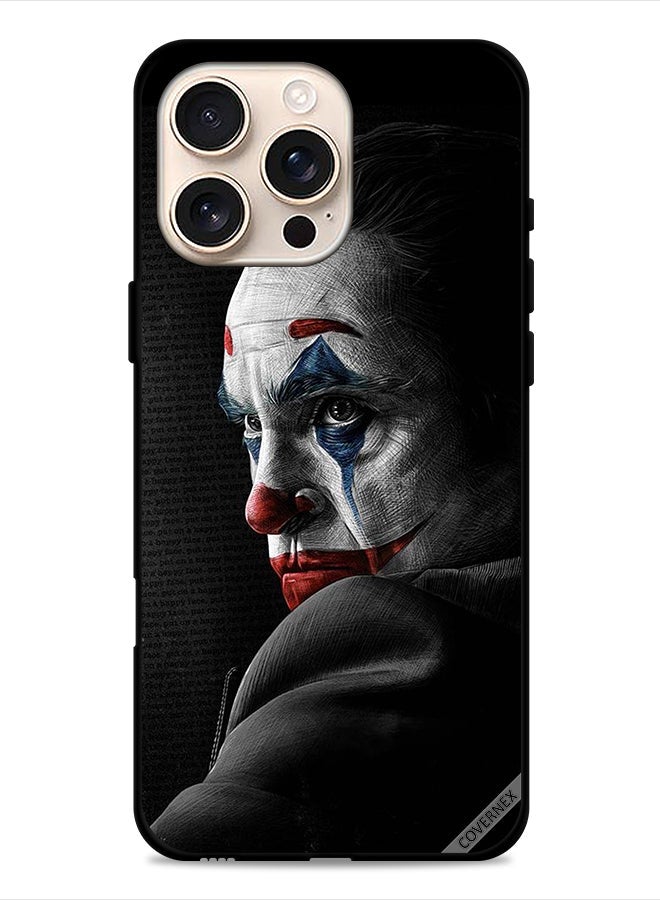 Covernex Apple iPhone 16 Pro Protective Case Cover Sad Joker - Image 1
