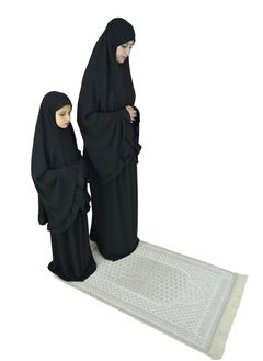 DAMAS COLLECTION Two Piece Islamic prayer dress for girls kids and women -Prayer Clothes for girls and Muslim Women-Prayer Abaya For women and girls kids- Umrah essentials for women -Prayer dress women  - Image 2