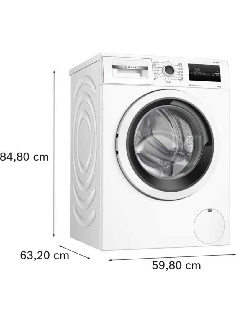 BOSCH 8 Kg Front Load Washing Machine, Series 4, 1400Rpm, EcoSilence Drive - Efficient and Extra Silent, German Engineering, 2300 W, WAN28282GC, White 8 kg 2300 W WAN28282GC White - Image 2