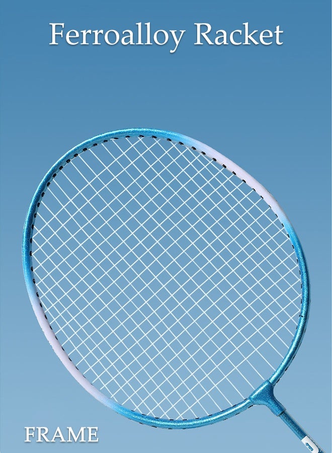 DUNISO Badminton Rackets for Outdoor Backyard Games Including Badminton Bag 2 Rackets and 3 Badminton Shuttlecocks Lightweight Badminton Racquets for Beginners - Image 4