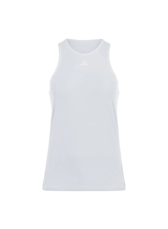Adidas Adidas G Club Tank White Tennis Tops For Junior 5-6Y