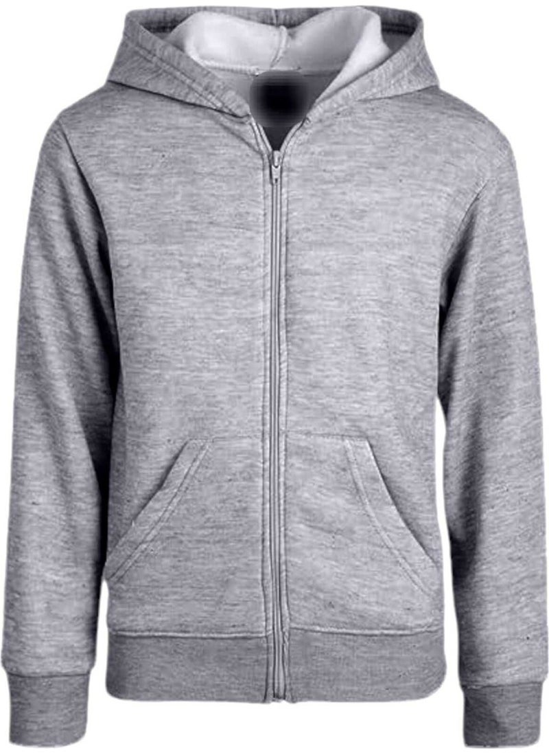 Tezzgelsin - Kids Cotton Hooded Zippered Sweatshirt 2 Piece Set - Image 1