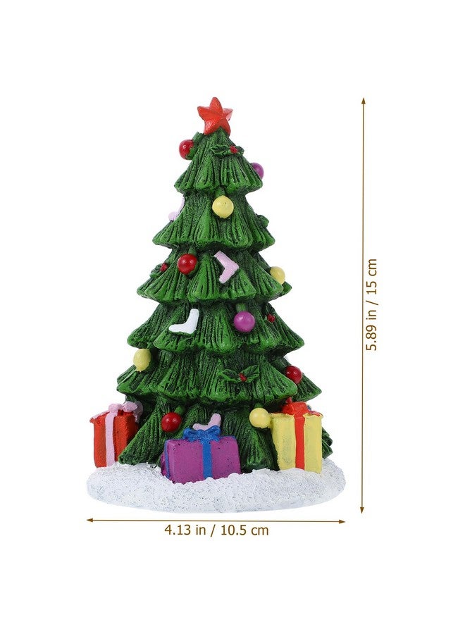 POPETPOP Christmas Aquarium Decoration Christmas Tree Resin Fish Tank Decoration Micro Landscape Ornaments For Holiday Aquarium Supplies Table Decor - Image 4