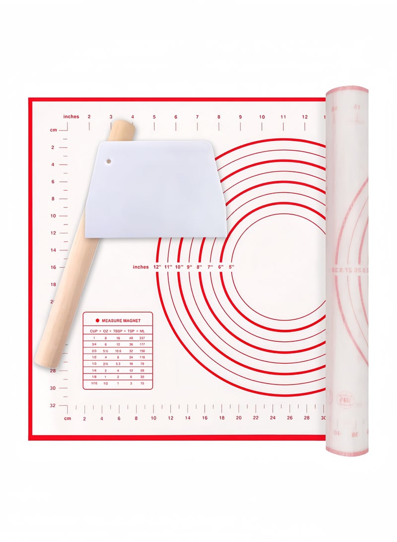 Non-stick silicone baking mat 60✖40✖0.4cm soft kneading mat - Image 2