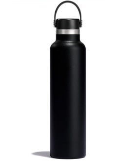 Generic Water Bottle 709 ml (24 oz) - Vacuum Insulated Stainless Steel Water Bottle with Leak Proof Flex Cap and Powder Coat - BPA-Free - Standard Mouth  - Image 1