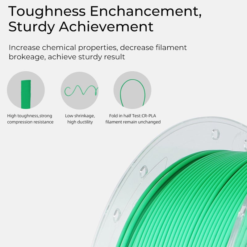 Creality Ender-PLA Filament for Ender Series CR Series All FDM Creality 3D Printer Smooth Flow High Toughness No Warp 1.75mm 1kg/2.2lbs Filament Dimensional Accuracy +/-0.03mm - Image 4