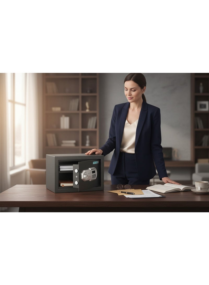 TOTAL 19L Digital Lock Safe Box – 10kg Steel, Secure Storage for Money, Jewelry, and Documents - Image 3