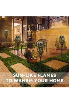 Generic 2 Pcs Solar Torch Light  with Flickering Flame - 2 size  - Image 4