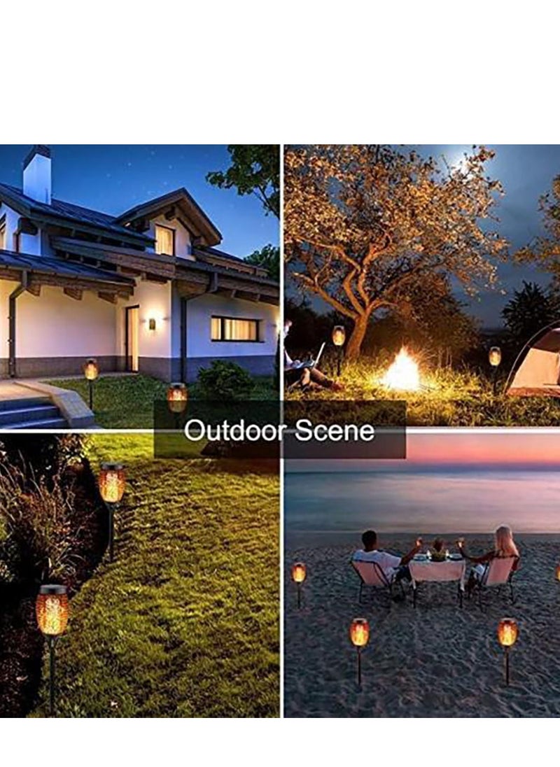 Generic - 2 Pcs Solar Torch Light  with Flickering Flame - 2 size - Image 1