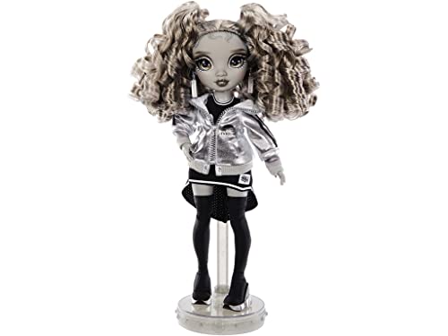 Rainbow High Nicole Steel Grayscale Fashion Doll with 2 Outfits and Accessories, Gift for Kids 6-12 - Image 5