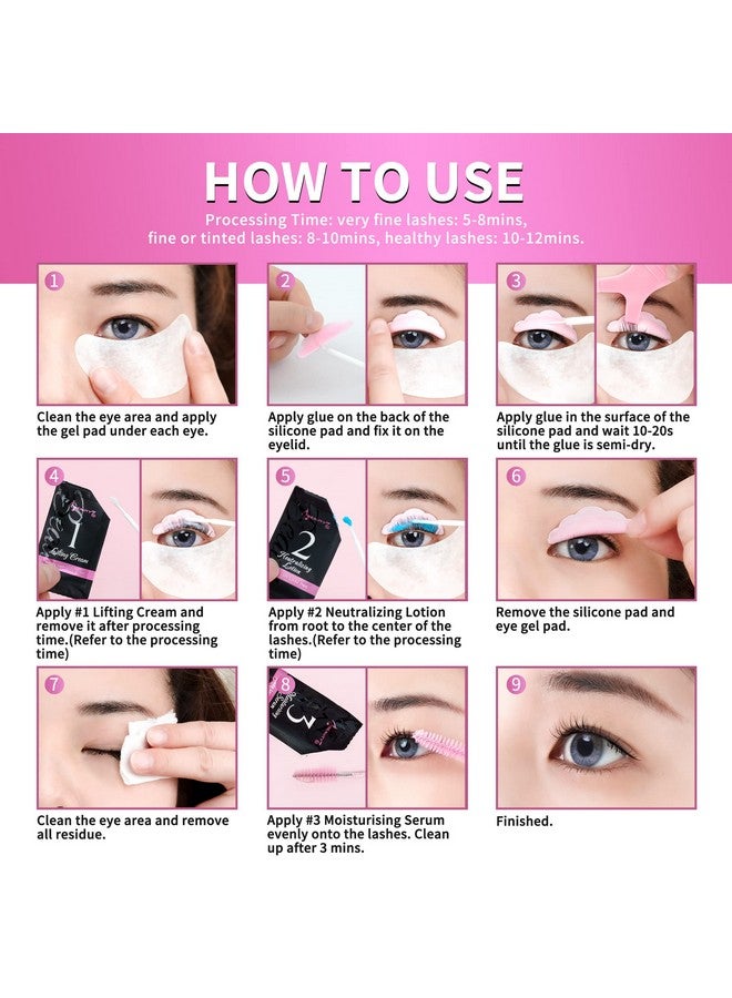 Beauty7 Lash Lift Kit Eyelash Extension Kit Lash Perm Kit Eyelash Lifting Lash Curling Semipermanent Curling Perming Wave Professional Salon At Home (Lash Kit 5 Packs)  - Image 5