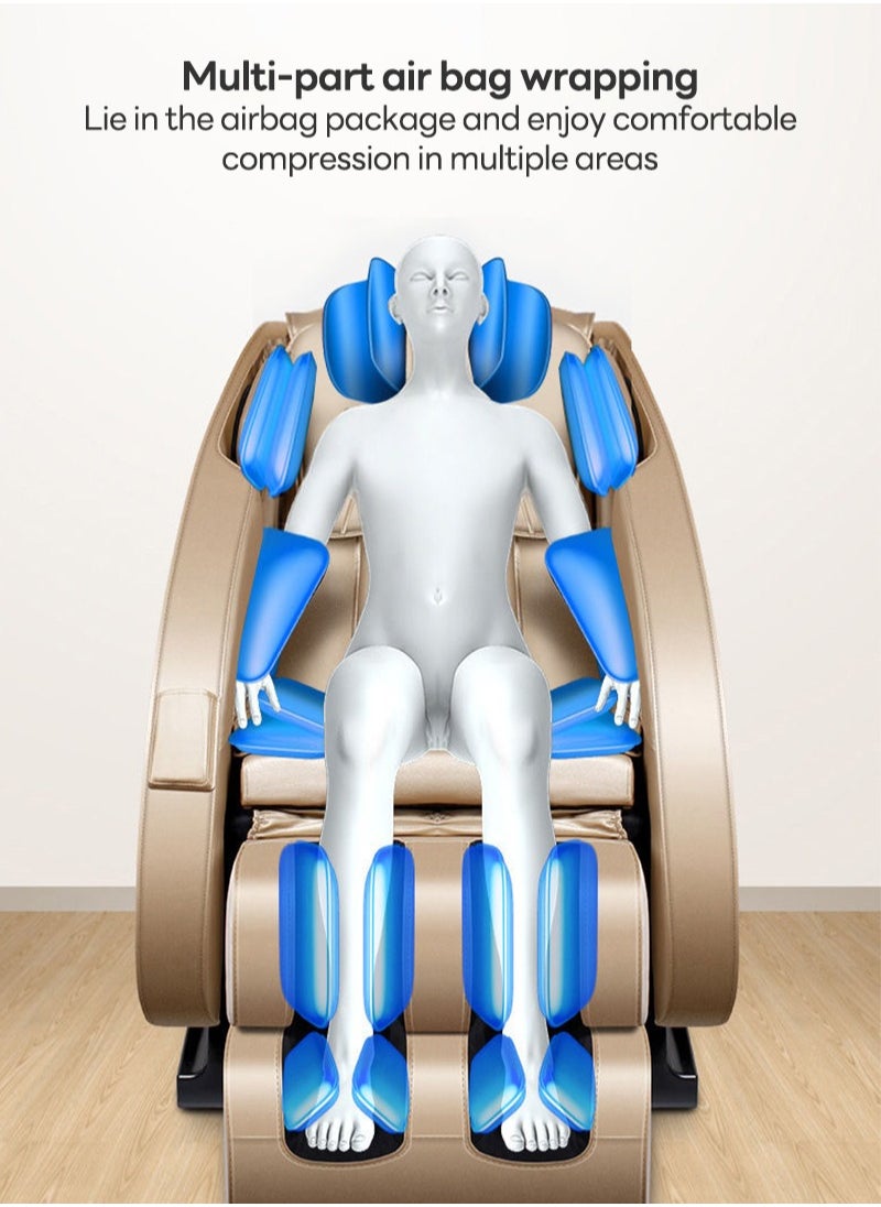 Glanfen - Massage Chair, Full Body Zero Gravity Massage Chair with Advanced Air Bag Massages,Back Heating, Bluetooth Speaker, Adjustable Intensity and Safety Features - Image 1