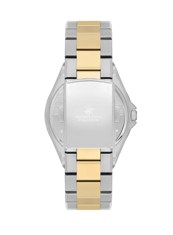 BEVERLY HILLS POLO CLUB Beverly Hills Polo Club BP3570X.220 Women's Analog Display Watch & Metal Strap Silver