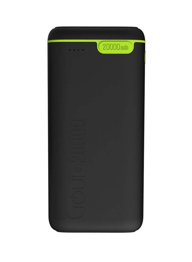Goui 20000 mAh 20000 mAh Kigo Power Bank Portable Charger – Simultaneous Charging for Smartphones, Tablets, Gaming Devices, Bluetooth & More – Compact, Travel-Friendly Design for On-the-Go Power Anywhere - Black Black &,USB-C To Lightning Cable - 1 Meter White & 20W USB-C 3-Pin Power Adapter / Original iPhone Charger - White - Image 2