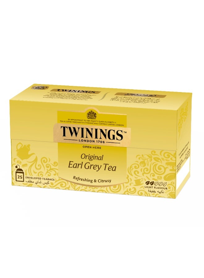 Twinings Classic Earl Grey Tea 25 Tea Bags 50 Grams - Image 3