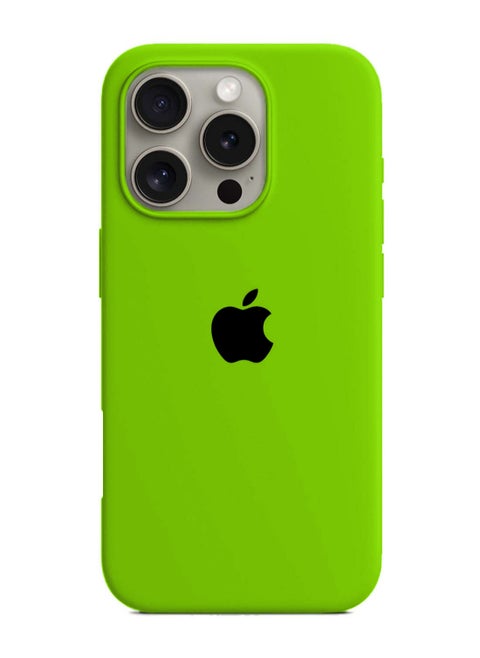 Apple iPhone 16 Pro Max 2024 Premium Soft Liquid Silicone Case Cover - Mint Green