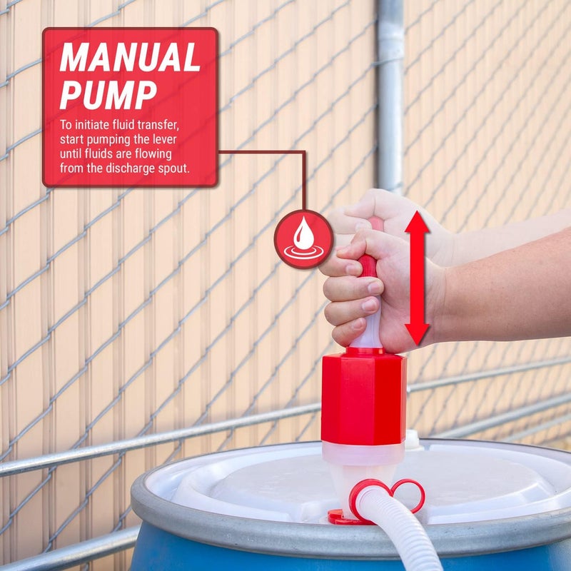 TERA PUMP 2-Pack Manual Siphon Pump for Fuel, Water, and Mild Acids - Image 2