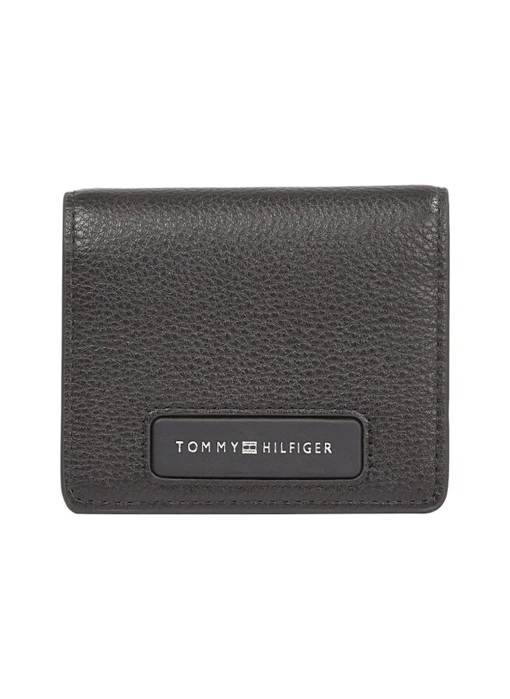 TOMMY HILFIGER MONOGRAM LEATHER CARDHOLDER