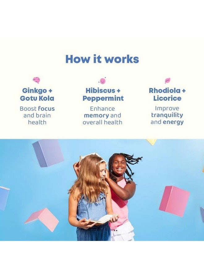 JoySpring Genius Drops Smartberry Vanilla| Focus Supplement Helps Kids Preform Better in School | Liquid Herbal Focus Supplement for Kids Organic Focus Drops for Kids - Image 3