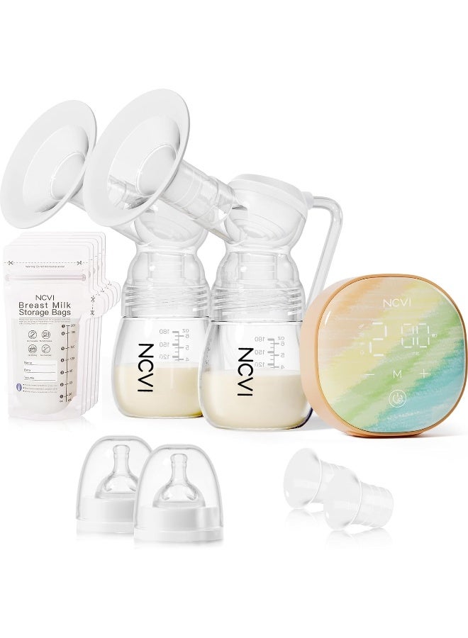 NCVI Double Electric Breast Pump XB-8122-2 with 4 Modes 9 Levels - Image 1