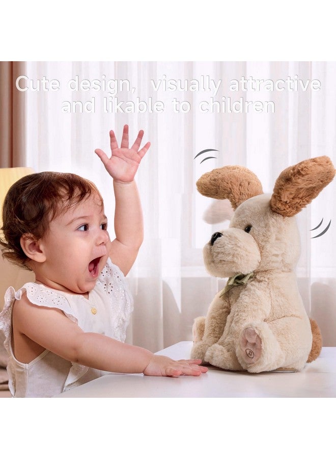 TUMAMA Baby Animated Plush Dog, Interactive Singing Talking Puppy Dog Stuffed Animal Toys, 10” - Image 4
