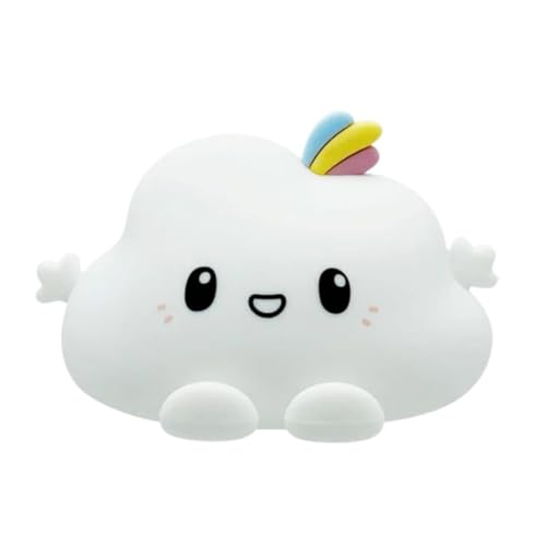 Zilloquil Cloud LED Nursery Night Light Soft Silicone Lamp for Kids, Bedroom, Children, Girls, Boys Room Decor Lamp with Touch Sensor Control, Color Changing Mode, Remote Control (Cloud Lamp) - Image 2