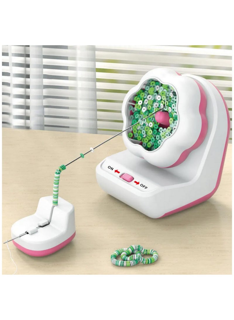 Electric Bead Spinner Multifunction Automatic Bead Stringing Machine for Bracelets Necklace Waist Chains Creative Jewelry Making Tool - Image 1
