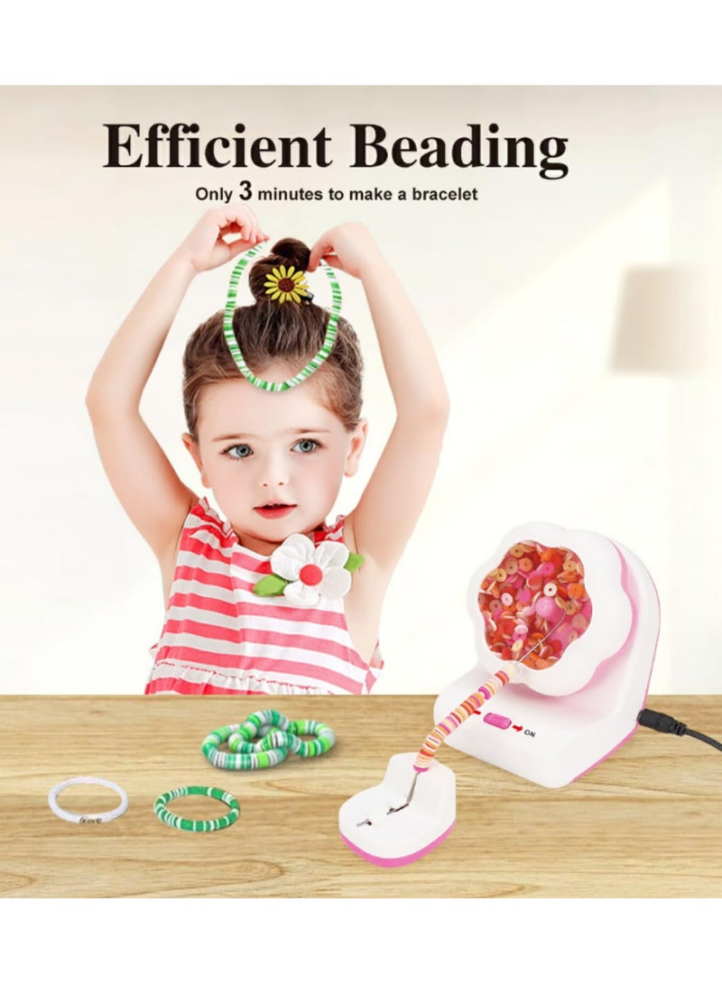 Electric Bead Spinner Multifunction Automatic Bead Stringing Machine for Bracelets Necklace Waist Chains Creative Jewelry Making Tool - Image 2