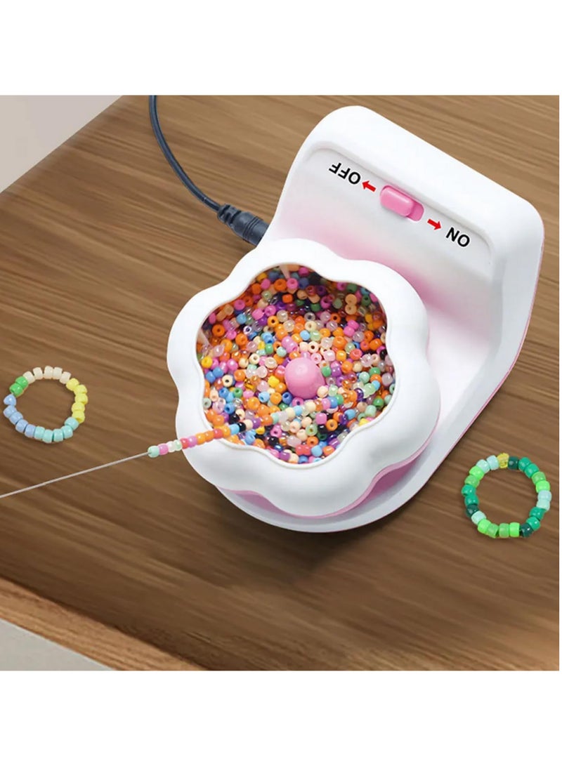 Electric Bead Spinner Multifunction Automatic Bead Stringing Machine for Bracelets Necklace Waist Chains Creative Jewelry Making Tool - Image 4